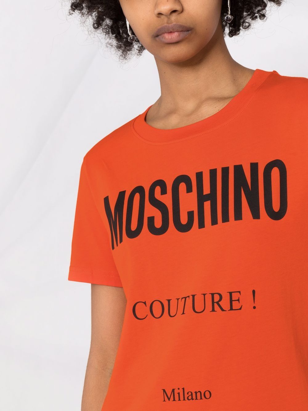 фото Moschino футболка с логотипом