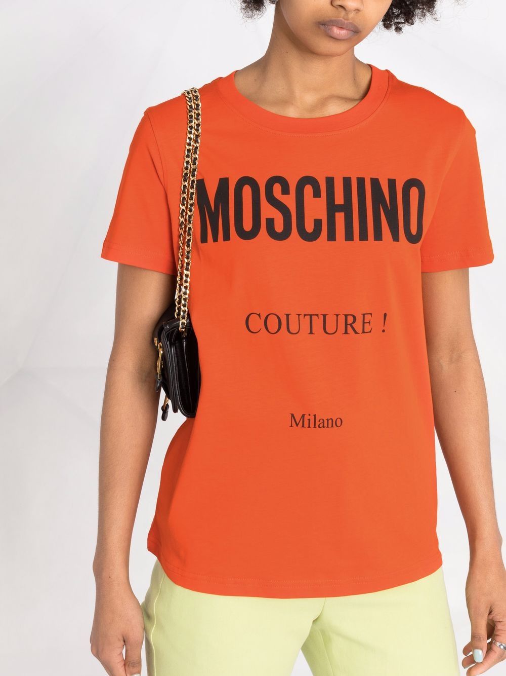 фото Moschino футболка с логотипом