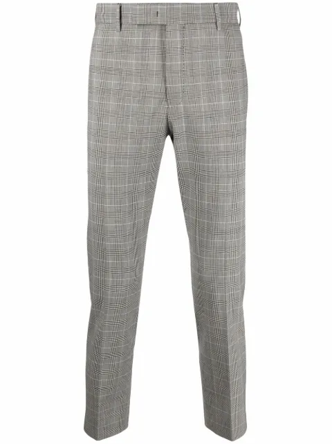 PT TORINO Superslim Checked Trousers 