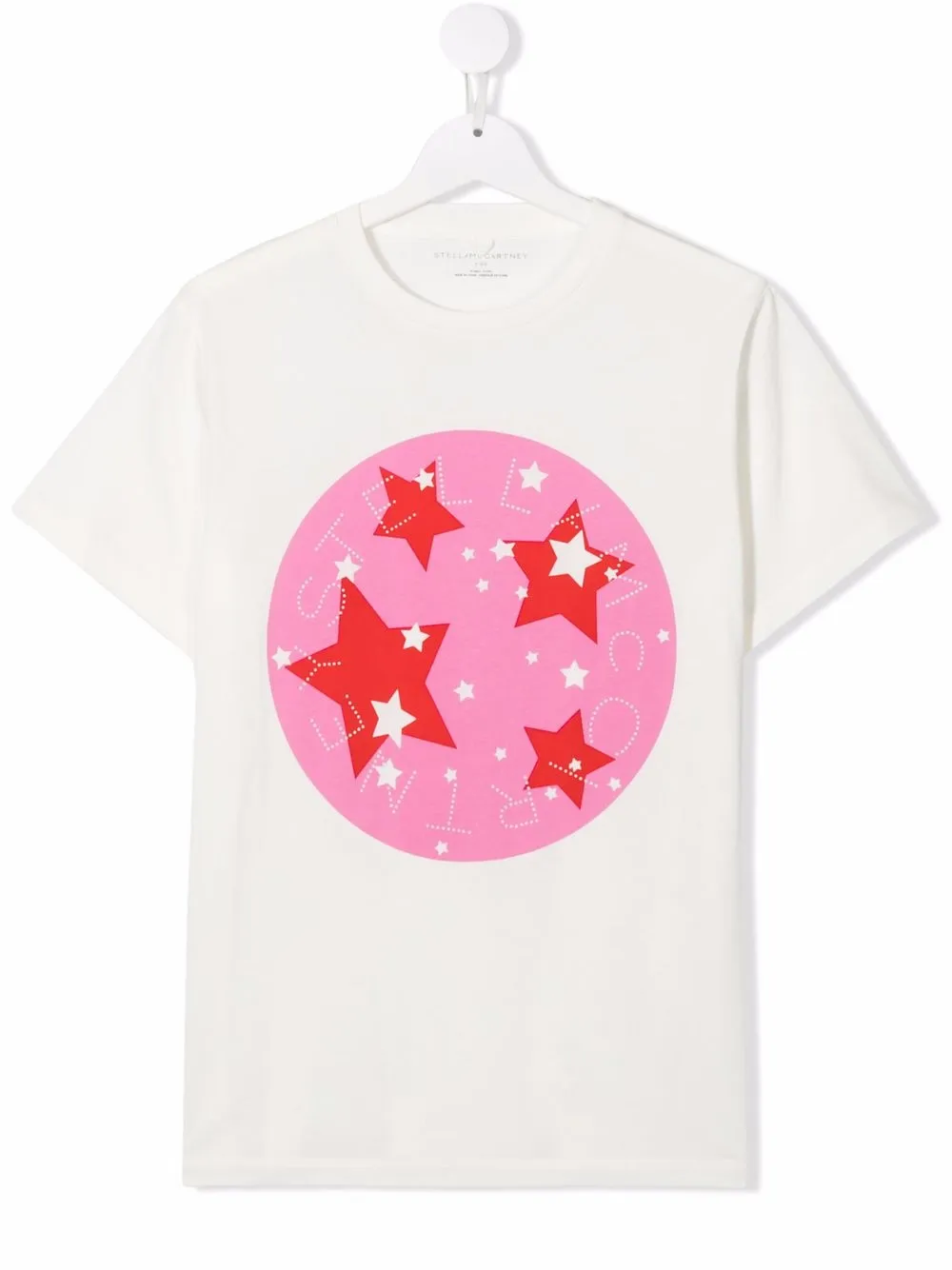 

Stella McCartney Kids playera con estampado gráfico - Blanco