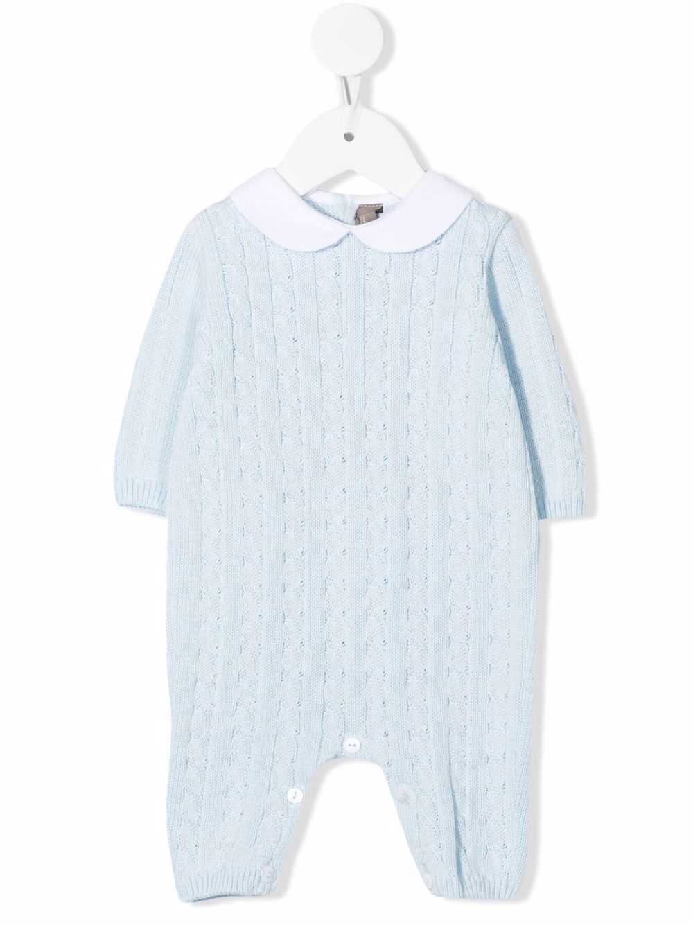 фото Little bear cable-knit collared romper