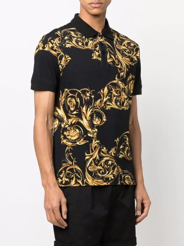 versace baroque polo shirt