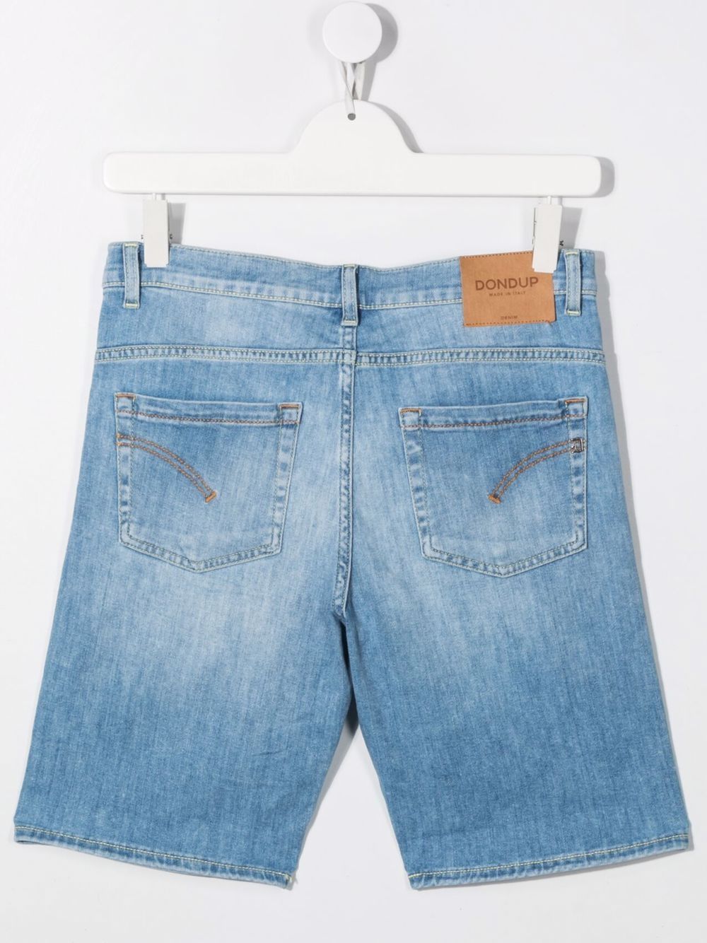 фото Dondup kids teen slim-fit denim shorts