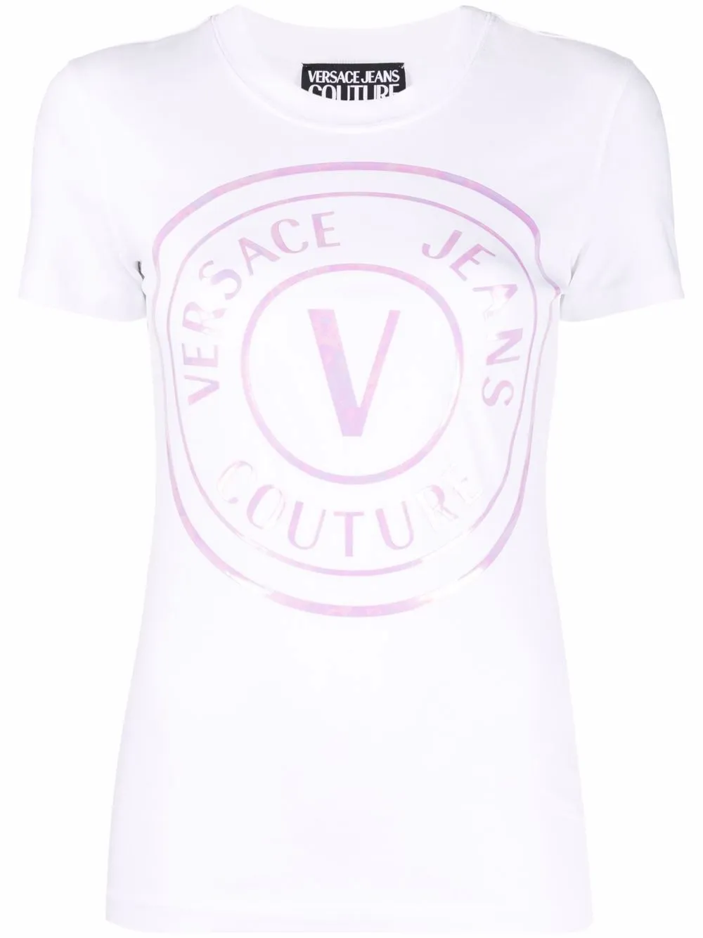 

Versace Jeans Couture playera con logo estampado - Blanco