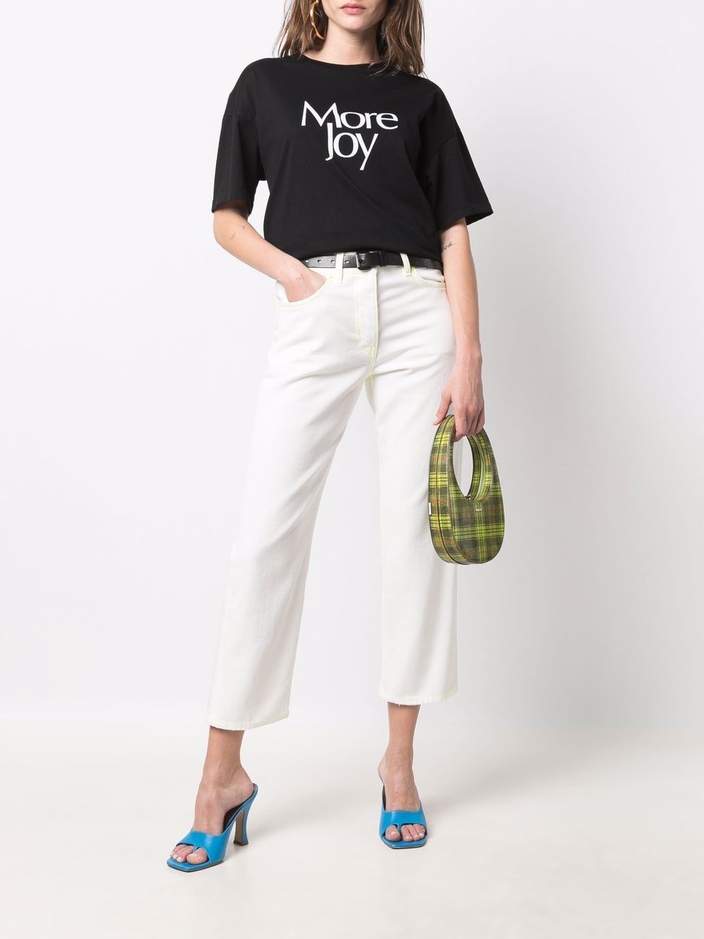 MSGM Cropped jeans - Wit