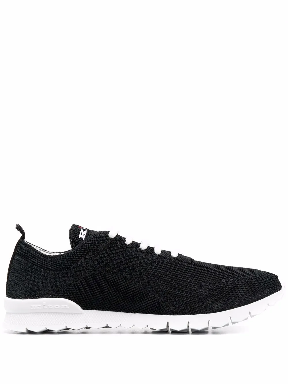 

Kiton textured low-top sneakers - Black