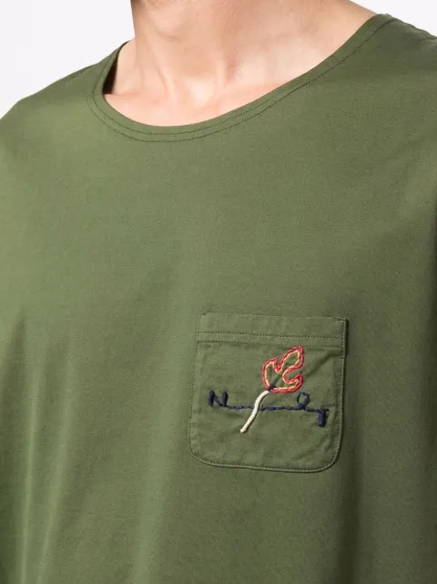 Nick Fouquet logo-embroidered Cotton T 