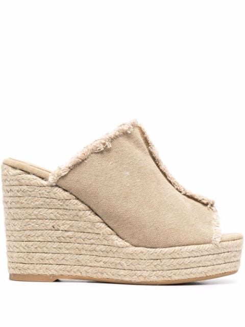 Castañer Espadrille Wedge Mules - Farfetch