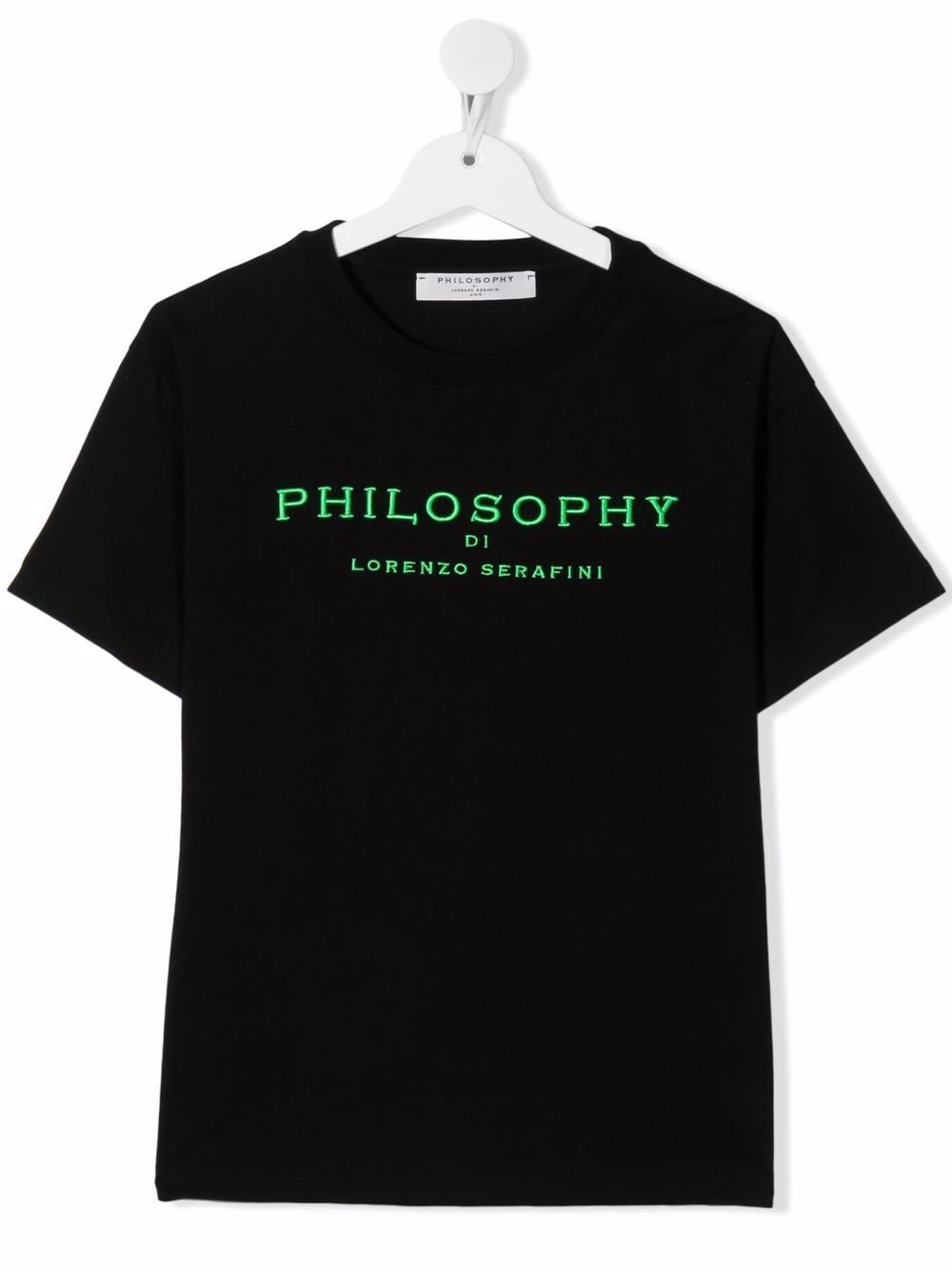 фото Philosophy di lorenzo serafini kids футболка с вышитым логотипом
