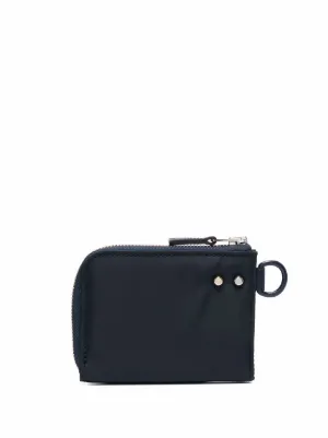 Portacarte con placca logo Farfetch Uomo Accessori Borse Portafogli e portamonete Portacarte Arancione 