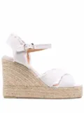 Castañer 110mm Bromelia wedge espadrilles - White