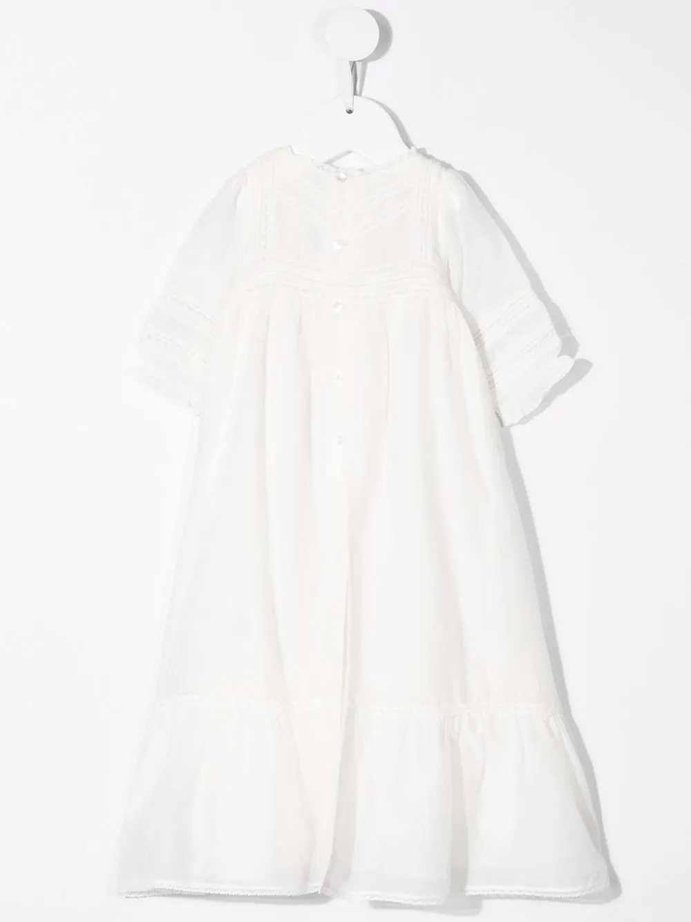 Bonpoint Maxikleid Mit Spitzendetails   Nude 
