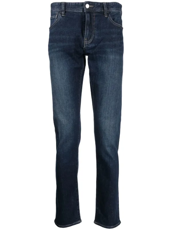 Armani Exchange Skinny Jeans Rectos - Farfetch