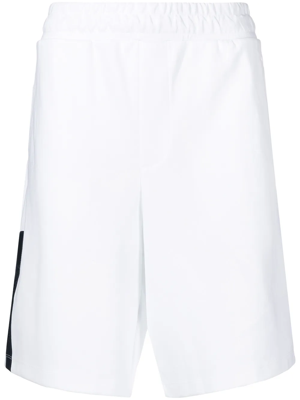 

Armani Exchange bermudas con logo lateral - Blanco