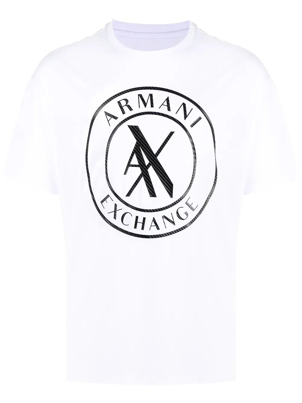 

Armani Exchange playera con logo estampado - Blanco