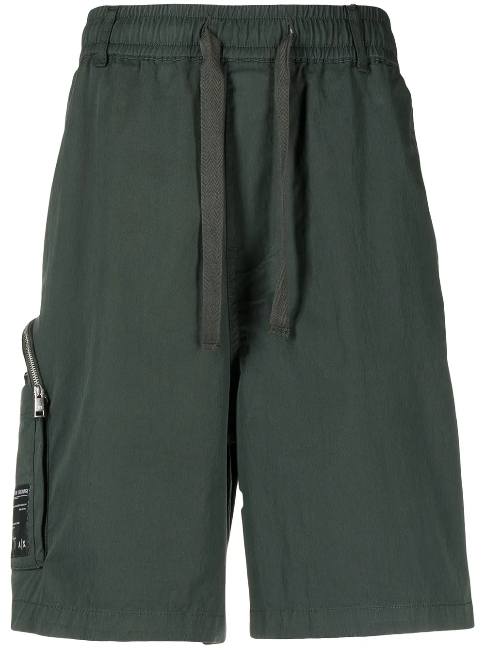 

Armani Exchange pants con cordones en la pretina - Verde