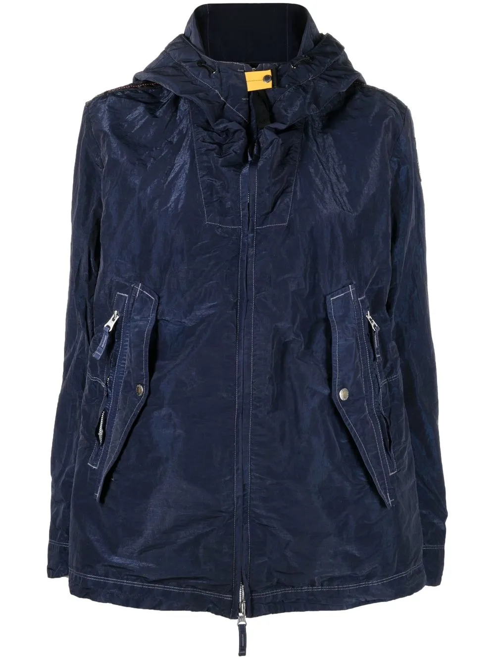 

Parajumpers logo-patch zip-fastening jacket - Blue