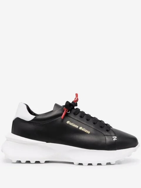 Giuliano Galiano side logo-print sneakers