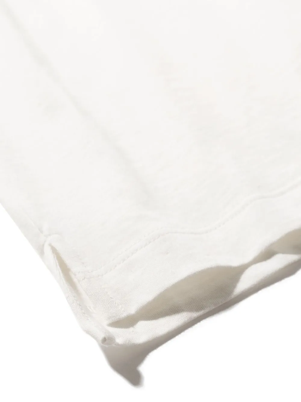 Fendi Contrasting-panel Detail Top In White