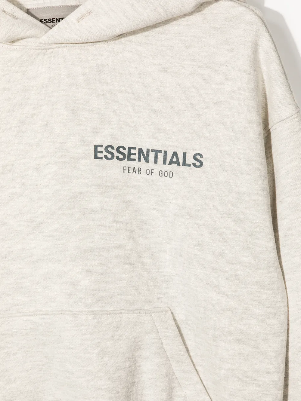фото Fear of god essentials kids худи с логотипом