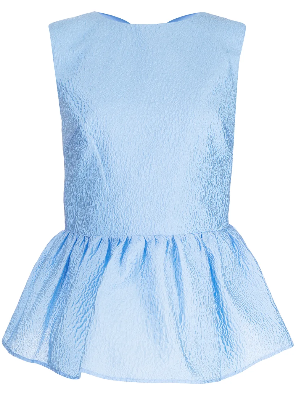 

Rachel Gilbert Sophia sleeveless peplum blouse - Blue