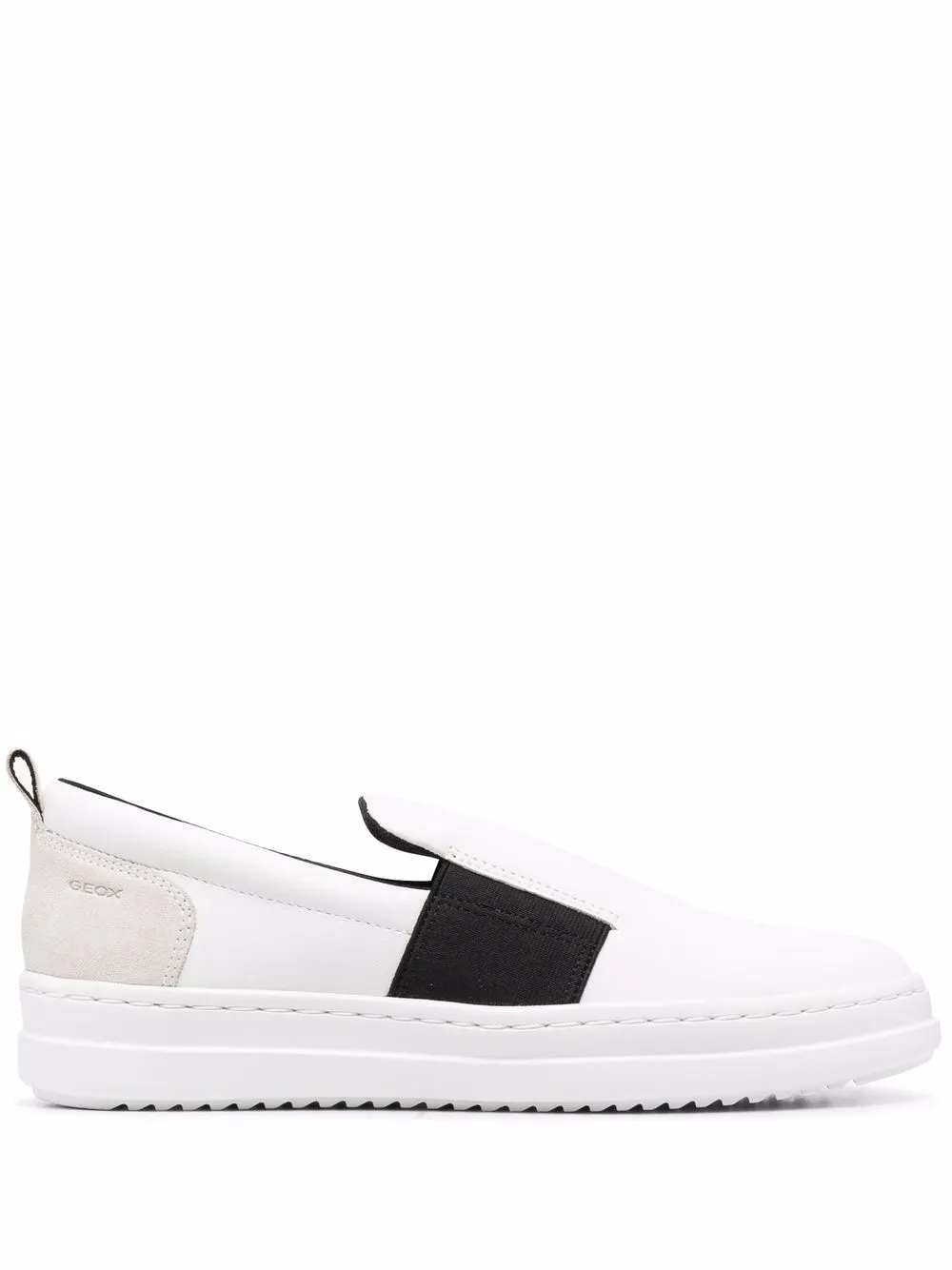 

Geox panelled slip-on sneakers - White