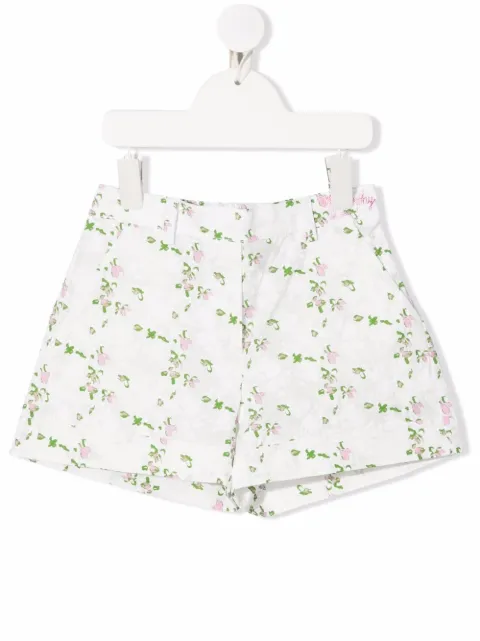 Philosophy Di Lorenzo Serafini Kids floral-print cotton shorts