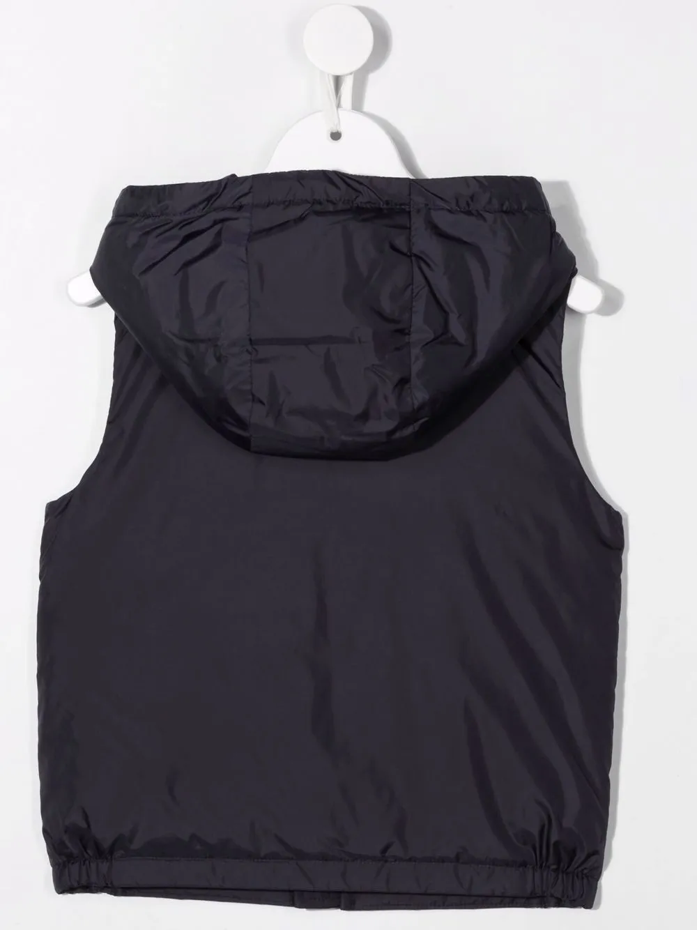 Moncler Enfant Bodywamer met logopatch - Blauw
