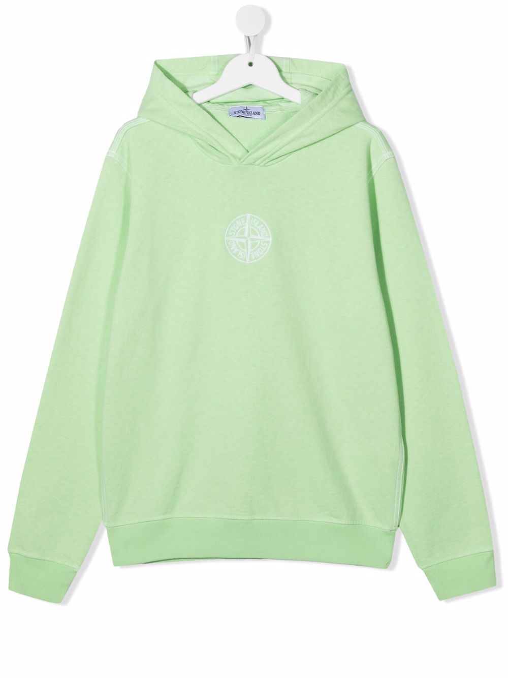 фото Stone island junior худи с вышитым логотипом