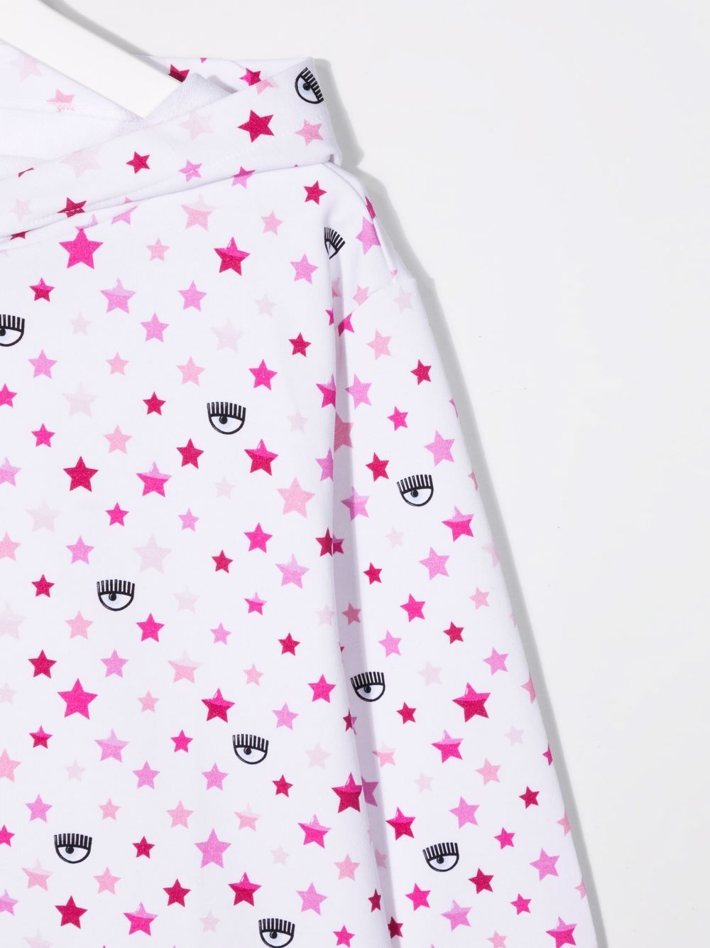 фото Chiara ferragni kids all-over star-print hoodie