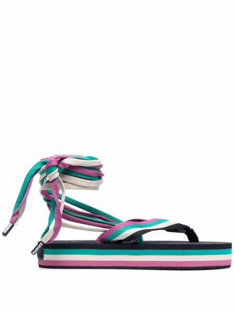 ISABEL MARANT multi-drawstring strap sandals