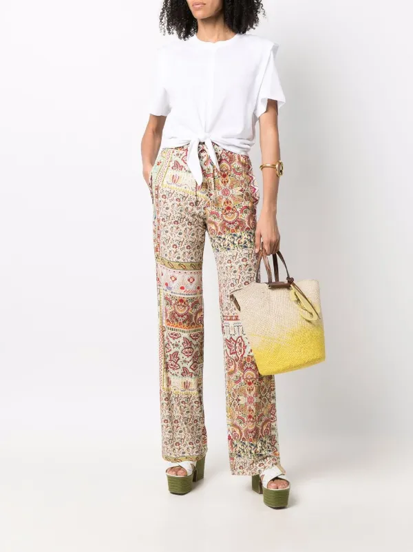 ETRO patchwork-print Track Pants - Farfetch