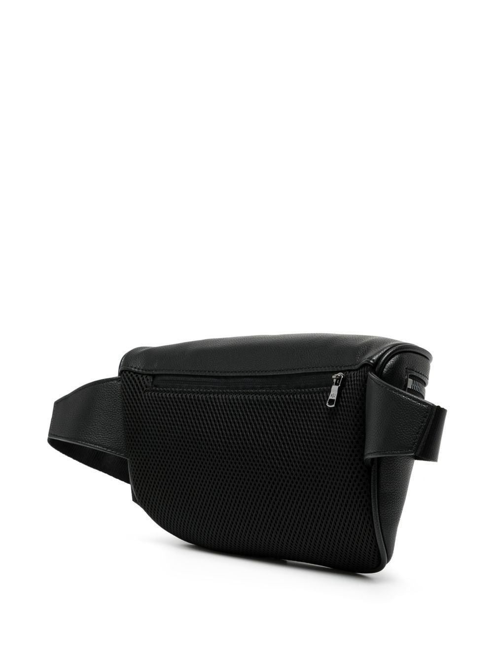 Shop Armani Exchange Ax Man Belt Bag In Black