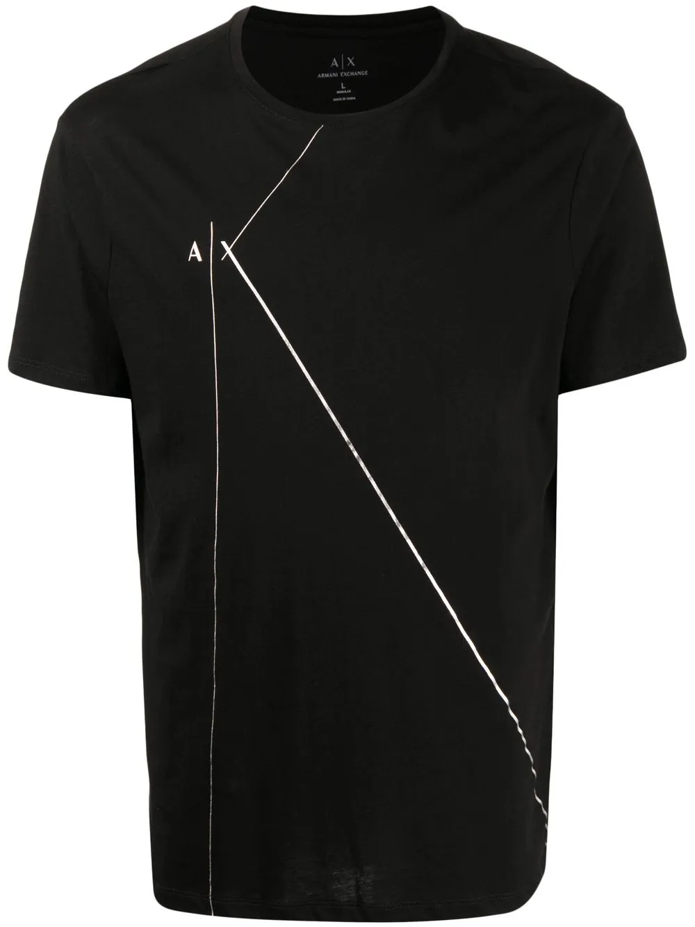 

Armani Exchange logo-print T-shirt - Black