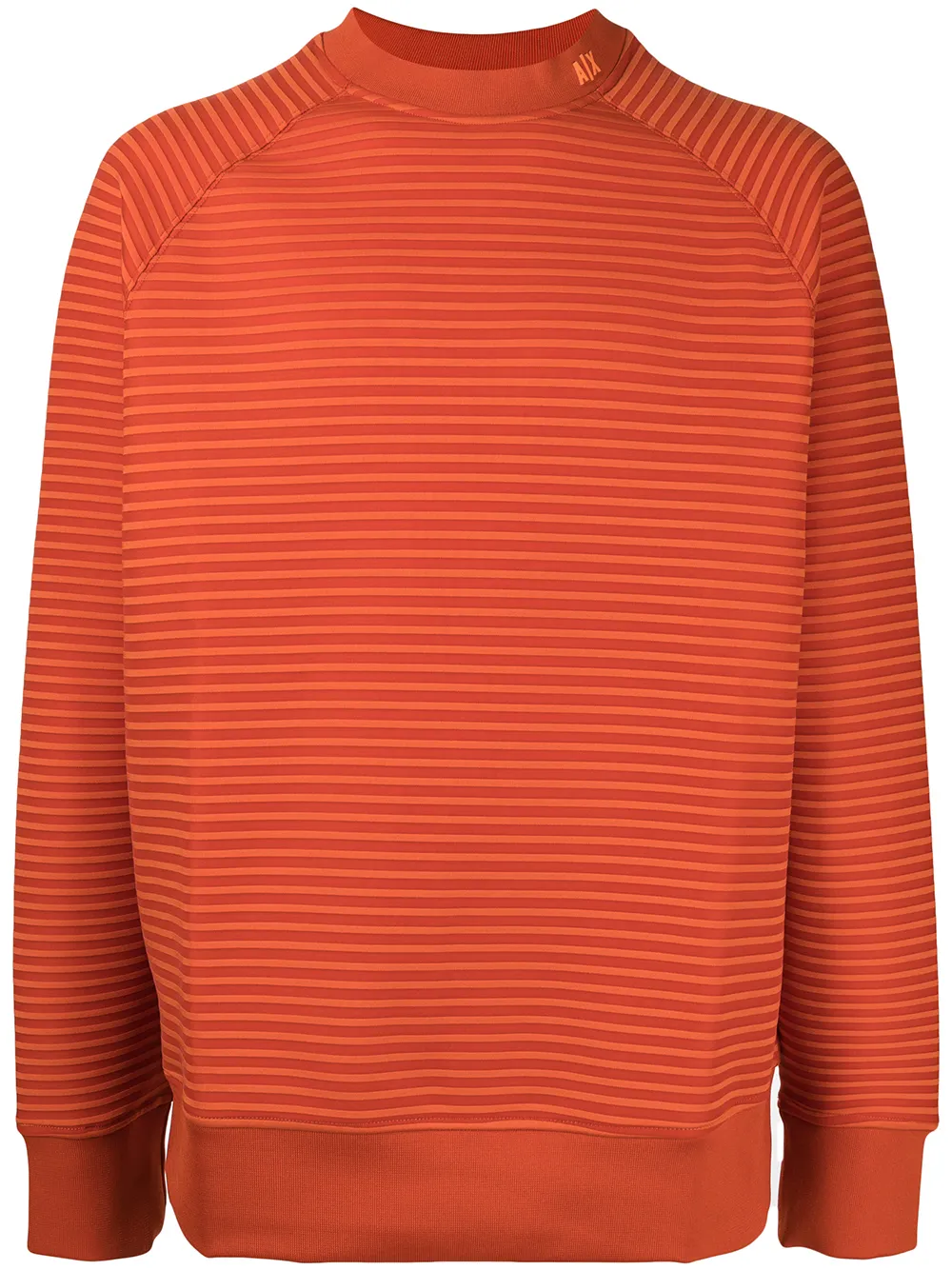 

Armani Exchange ribbed logo-print sweatshirt - Orange
