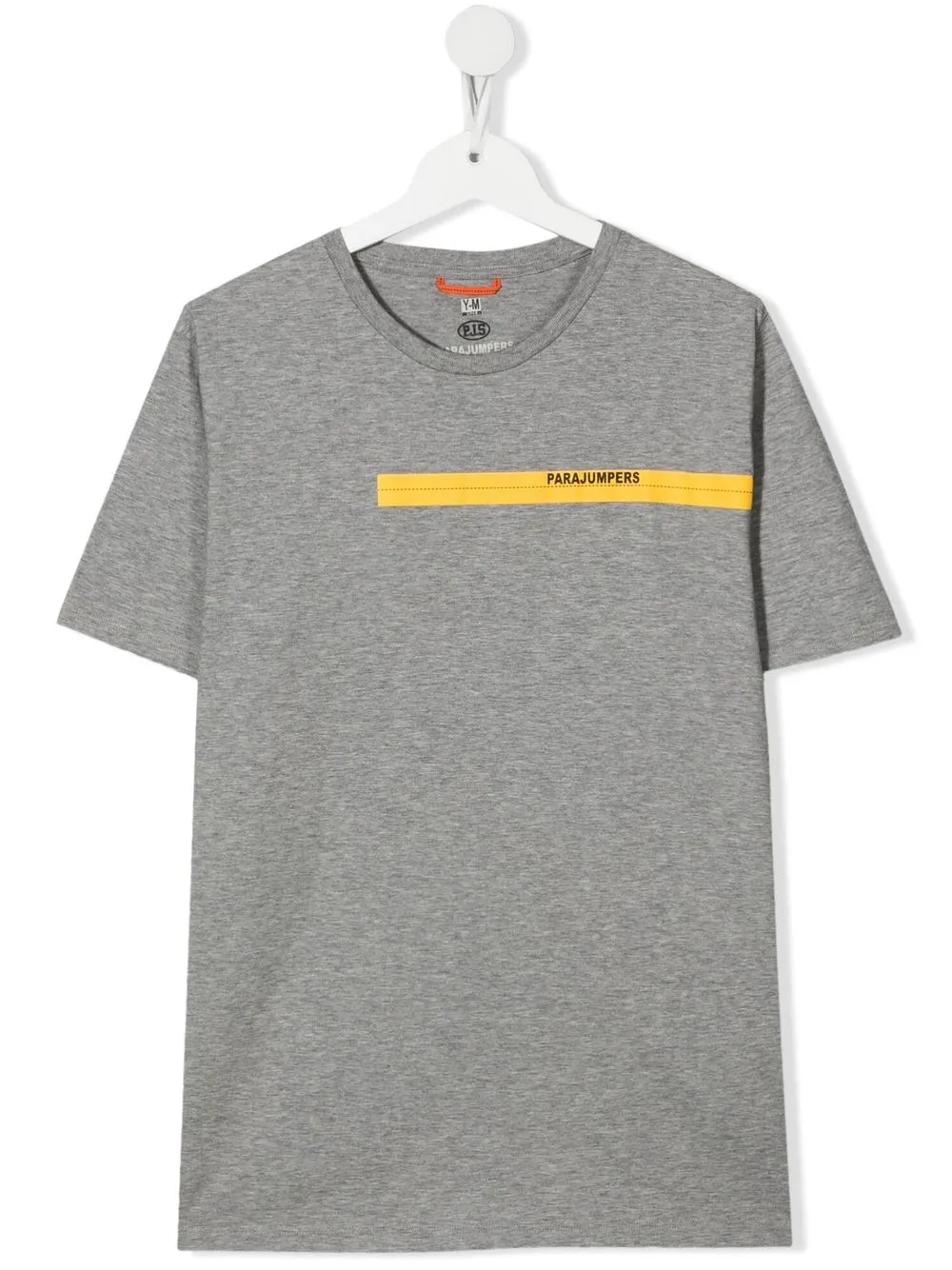 Parajumpers Teen Logo Crew-neck T-shirt In Grey