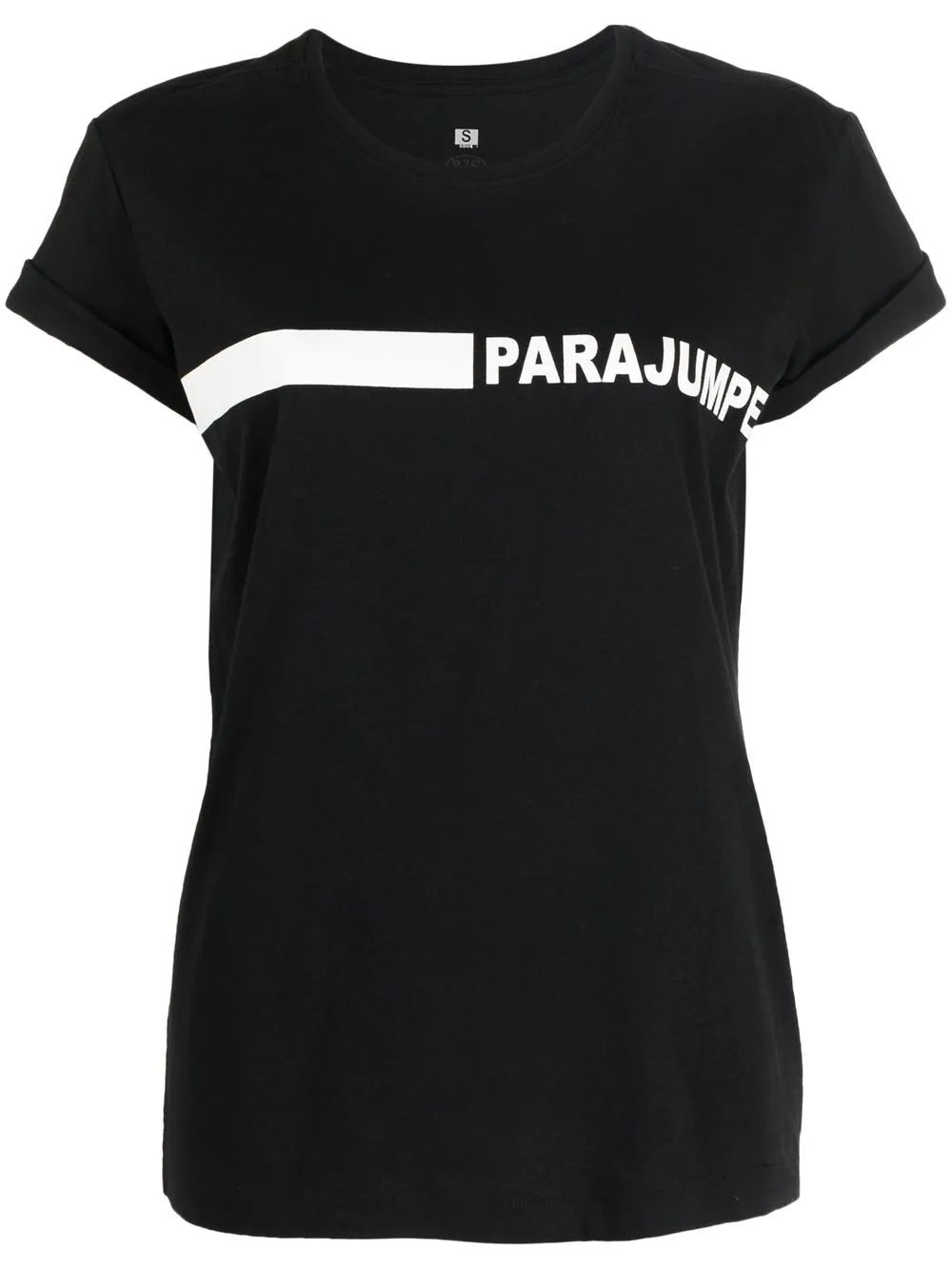 

Parajumpers Space logo-stripe T-shirt - Black