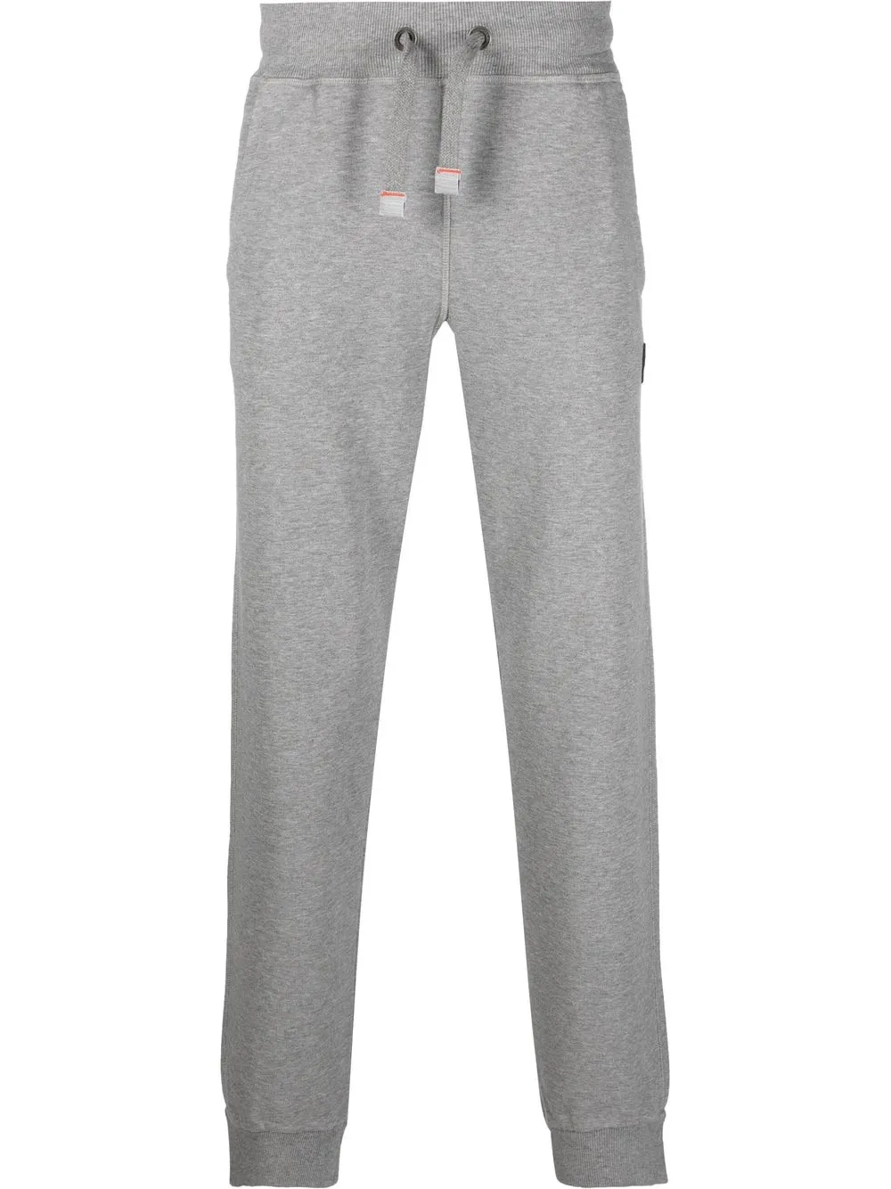 

Parajumpers logo-patch cotton track pants - Grey