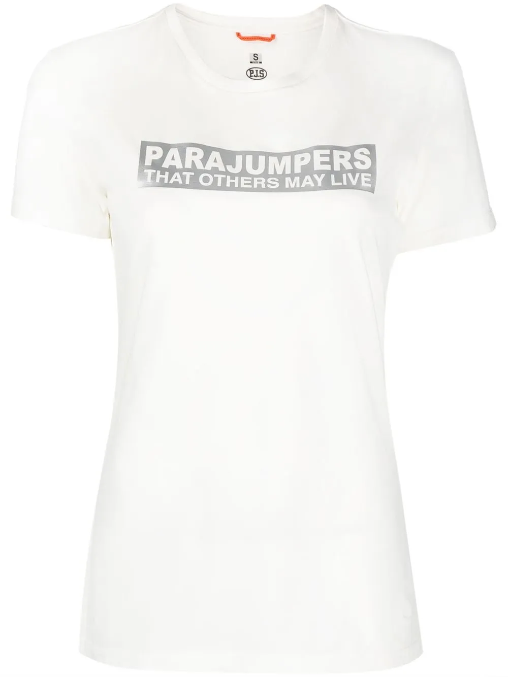 

Parajumpers playera con logo estampado - Blanco