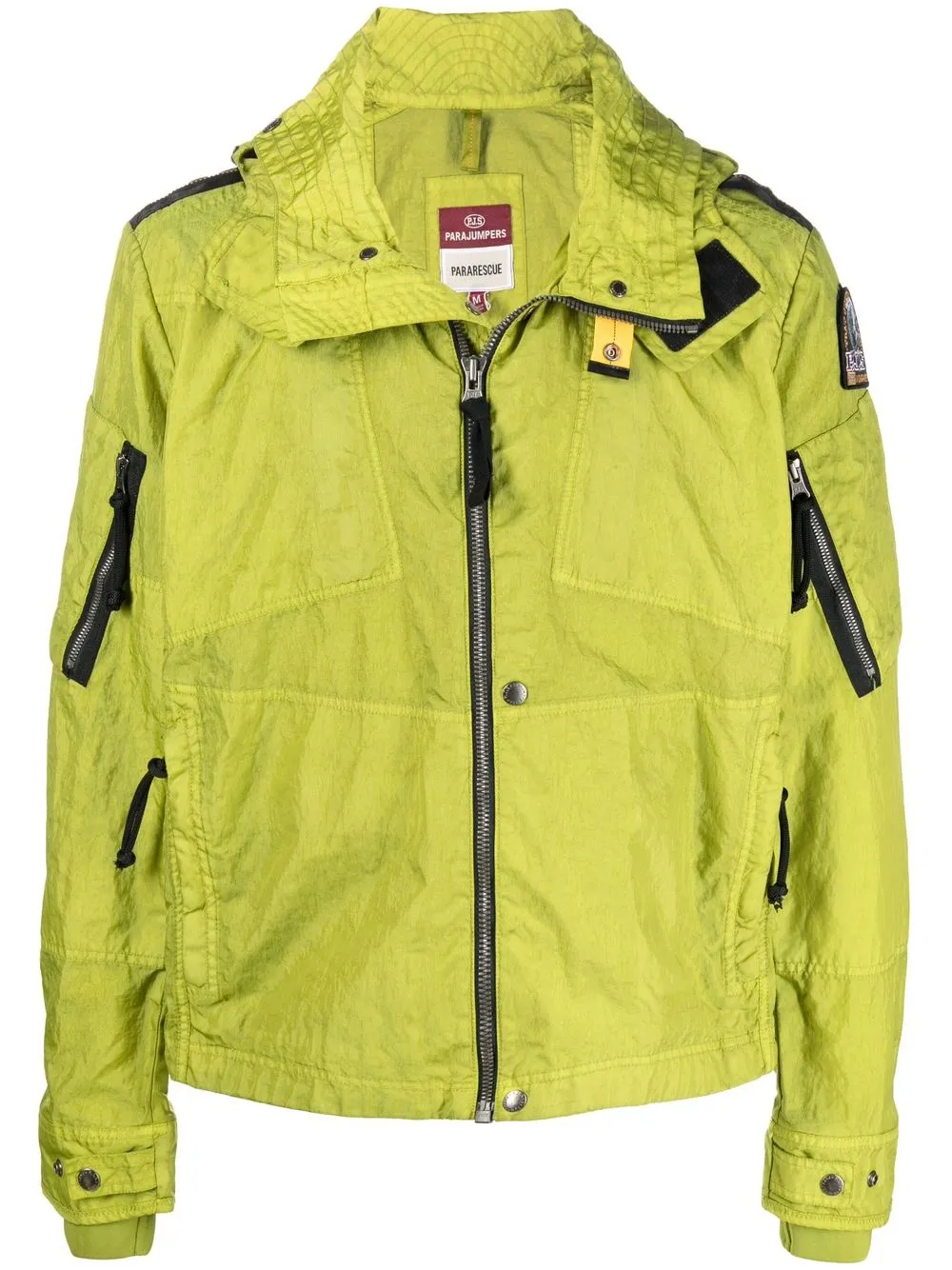 

Parajumpers zipped hooded jacket - Green