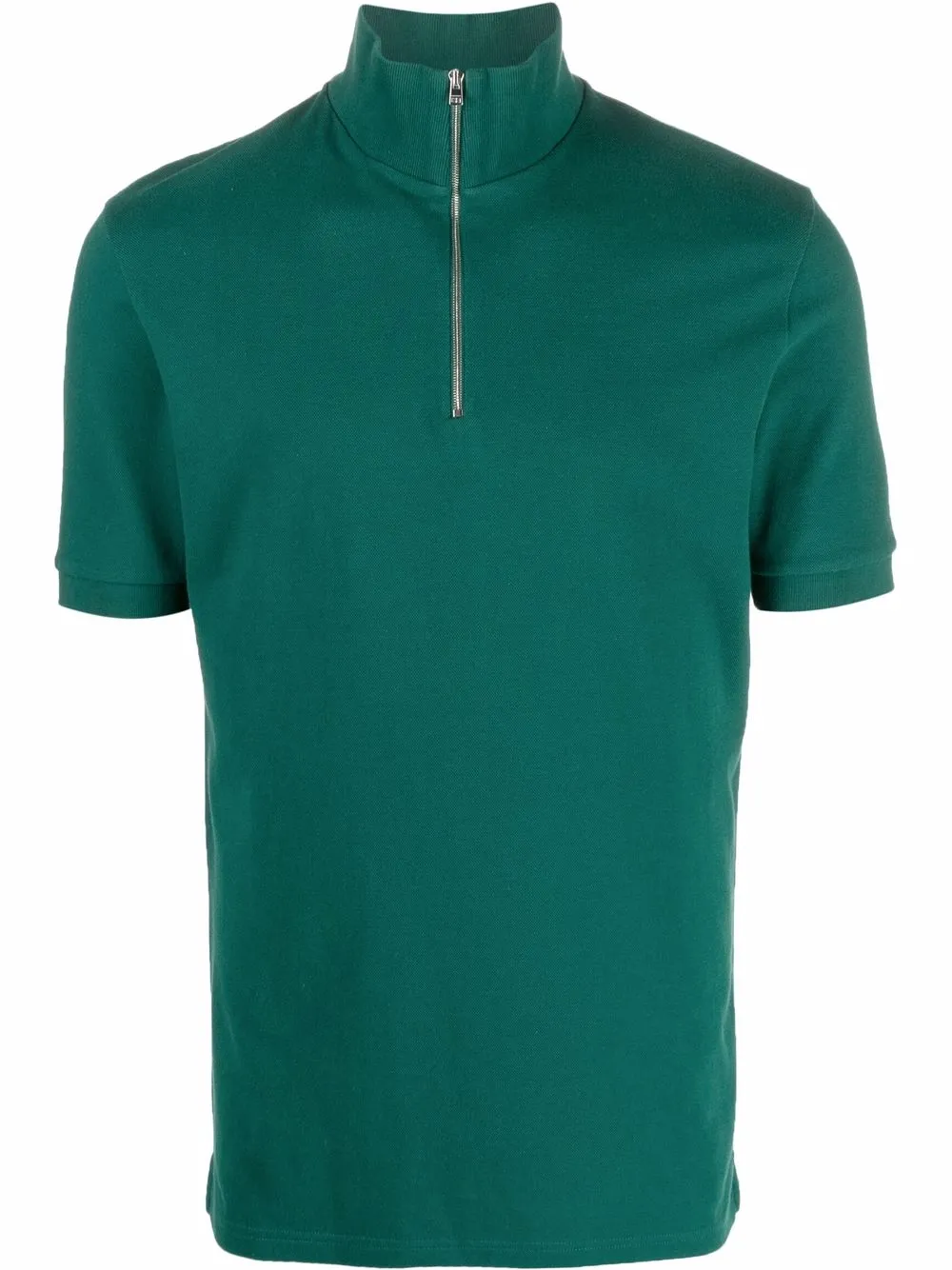 

Ron Dorff playera tipo polo con medio cierre - Verde