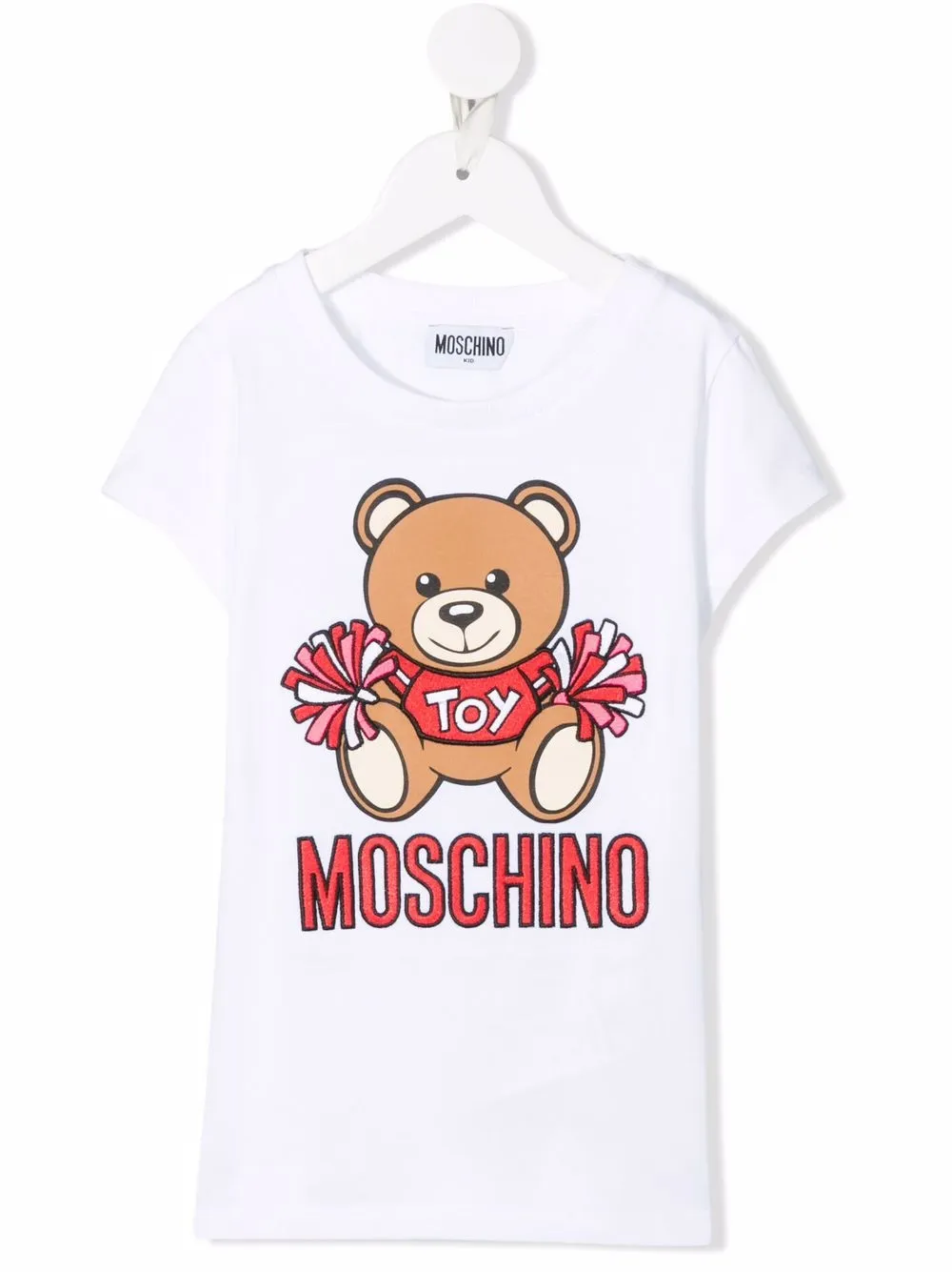 

Moschino Kids playera con motivo Teddy Bear - Blanco