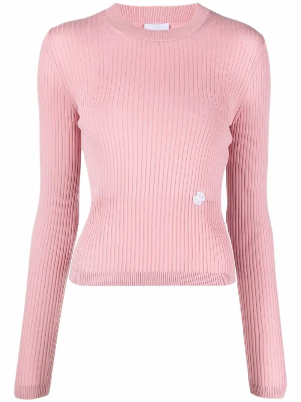 ribbed cotton jumper
