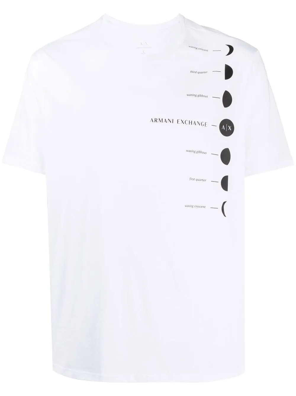 

Armani Exchange logo-print detail T-shirt - White