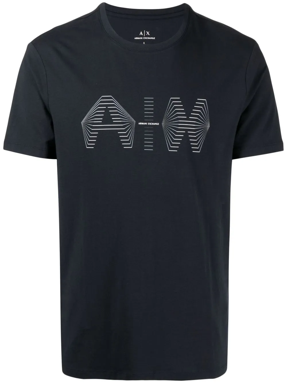 

Armani Exchange graphic-print short-sleeve T-shirt - Blue