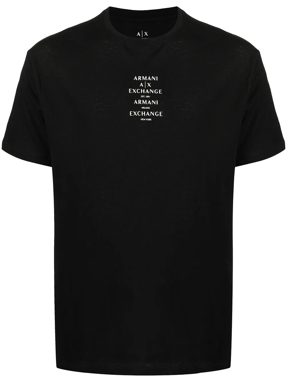 

Armani Exchange logo-print T-shirt - Black