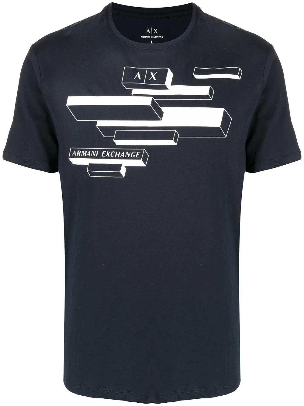 

Armani Exchange logo-print T-shirt - Black