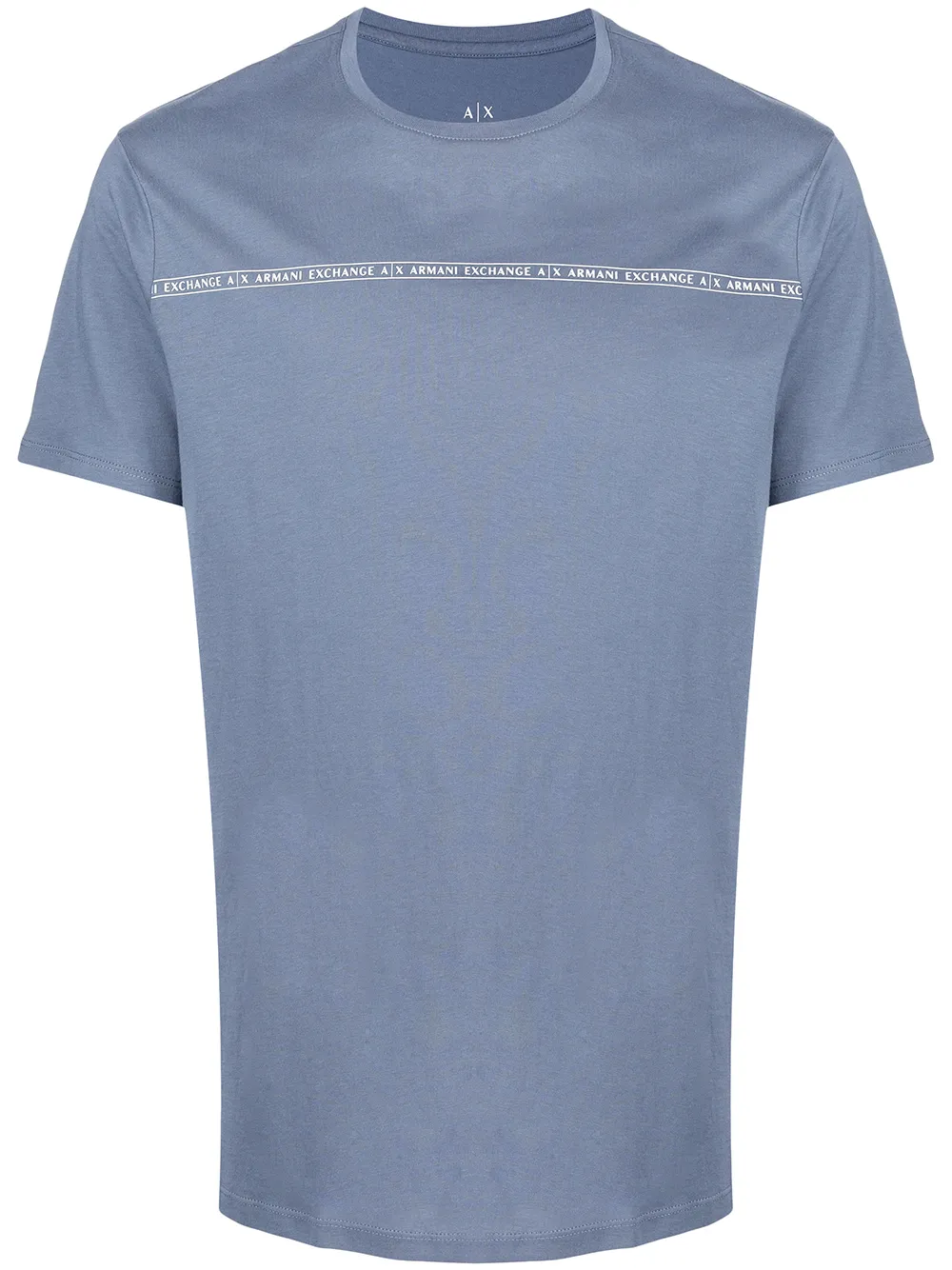 

Armani Exchange playera con logo estampado - Morado