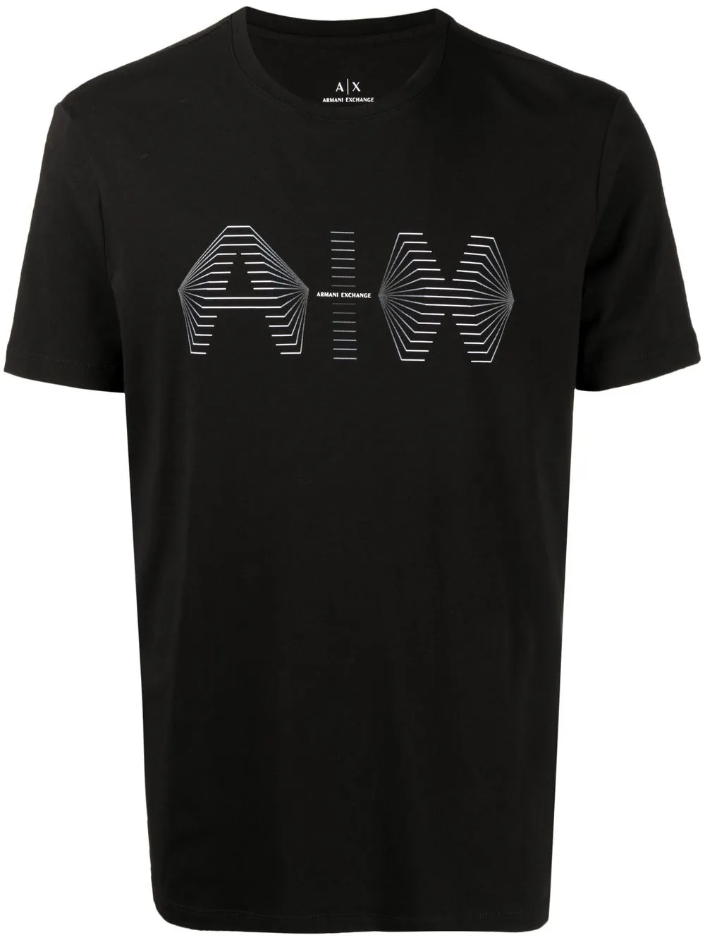 

Armani Exchange graphic-print short-sleeve T-shirt - Black