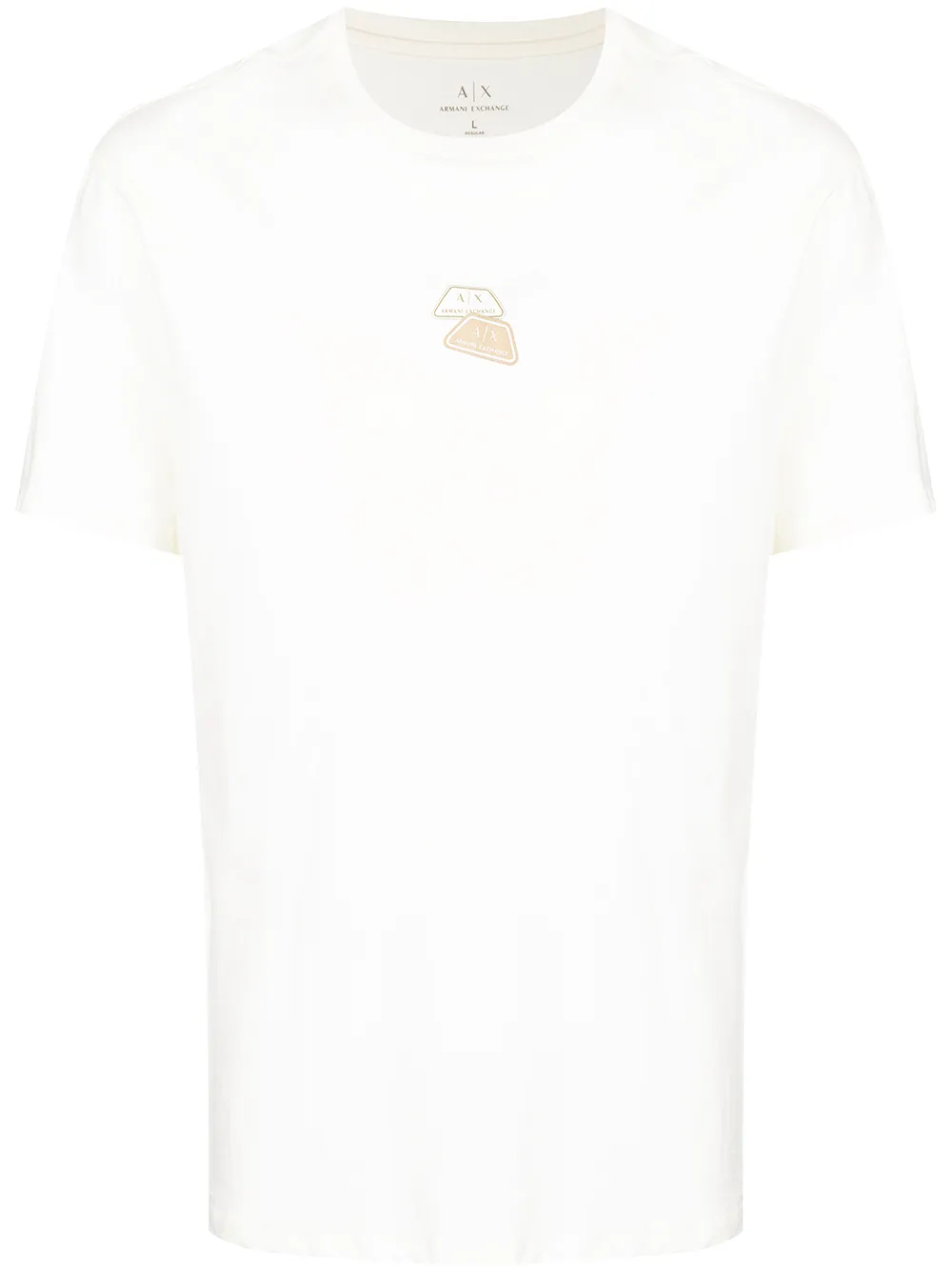 

Armani Exchange logo-patch T-shirt - Yellow